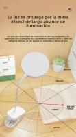 Lámpara De Mesa USB Portátil Con Clip Para Lectura En La Cama Luz Nocturna LED Táctil 3 Modos De Dimming Protección Ocular Recargable Y Conector De Carga - details 12