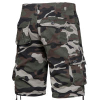 Shorts Tácticos Para Hombre Camuflaje Joggers Casual Deportivo Medio Pantalón Bolsillos Algodón Transpirable Cargo Shorts - details 9