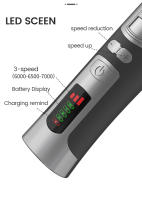 Cortador De Pelo Para Perros Inteligente De Alta Potencia Recargable Con Cuchilla Desmontable Máquina De Aseo Para Mascotas LANMODA D2 - details 5