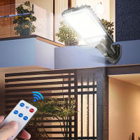 Lámpara De Calle Solar Con Sensor De Movimiento Y Reflector LED COB 108 IP65 Impermeable Luz Exterior Inducción Humana Spot Luz De Pared - details 8