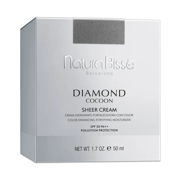 Diamond cocoon sheer cream Natura Bisse SPF 30 PA++ crema con color 50 ml - 1