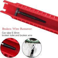 Llave De Fregadero Y Grifo Multifuncional 8 En 1 Con Mango Antideslizante Y Diseño De Mano Extra Largo Herramienta De Instalación Para Baño Y Cocina - details 1