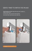 Grifo De Baño Con Salida De Agua Caliente Y Fría Tipo Pullout Tres Modos Grifo De Lavabo Ducha Montaje En Superficie Material De Cobre Zink Aluminio Cerámica Discos - details 7