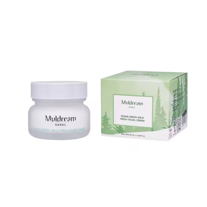 MULDREAM- CREMA FACIAL -CONTROL DE POROS - VEGAN GREEN MILD FRESH FACIAL CREAM - 1
