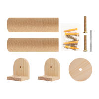 1Pc Poste De Rasguñar Para Gatos Pared Muebles Para Mascotas De Madera Con Cordón De Sisal Scratcher Para Gatos Grandes Columnas Gruesas Para Gatitos - details 14