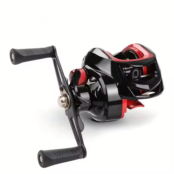Carrete De Pesca GLS Max Drag 8KG Ratio De Engranajes 7.2:1 Metal 18+1BB Para Agua Dulce Y Salada Carrete De Caña De Pescar - 1
