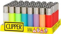 Pack de 48 Mecheros Clipper Recargables de Colores - Diseño Clásico Variado (Multicolor) - Encendedor de Calidad Durable para Uso Diario - Excelente Precio y Variedad Clipper 48 Mecheros Encendedor de Colores Pocket Flamagas Variados (Pocket Translúcido) - details 1