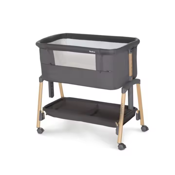 Mini-berço com grades Asalvo Smart Grey - 1