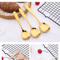 Juego De 3 Piezas De Cuchara De Acero Inoxidable Para Servicio En La Mesa Grande Espadilla De Arroz Mano Larga Gadget De Cocina Para El Hogar - details 6