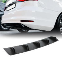 Difusor De Parachoques Trasero Universal Para Coche Estilo Cuchilla De Tiburón ABS Curvo Para Audi A6 A4 A5 Accesorios De Coche - details 7