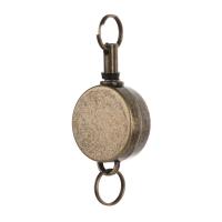 1pc Porta Tarjeta De Identificación Retráctil Cromo Metal Porta Pasaporte De Puerta Cadena De Trabajo Llavero Accesorios Para Tarjetas De Identificación - details 5