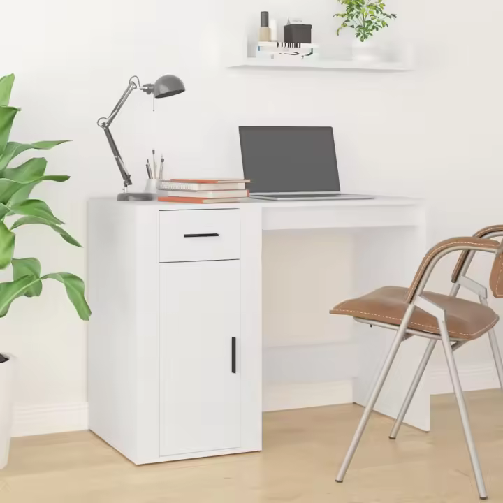 Blanco Escort 100x49x75 cm Madera Multicapa - 1