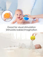 Juguetes Sensoriales Para Bebés 6 PCS Balones Táctiles Suaves Para Massaje Y Raticlave Edad Recomendada 13-36 Meses Unisex - details 2