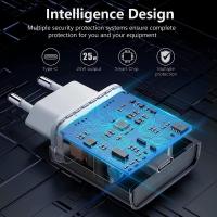 25W USB C Rapido Cargador con 1M Cable for iPhone 14/14 Pro/14 Pro Max/14 Plus/13/12/11/XS/XS MAX/XR/X, USBC Rápida Carga Cabezal Enchufe Adaptador Pared Charger Corrient - details 2