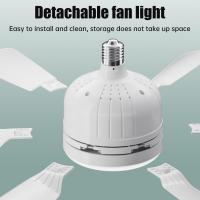 Bombilla LED De Techo Con Ventilador De 40W E27 Control Remoto Inteligente Para Dormitorio Y Sala De Estar Luz Y Ventilador En Uno Moderno Y Eficiente - details 5