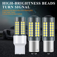 2x T15 1156 BA15S P21W T20 7440 LED Bulbs 3030 54smd CanBus Lámpara Para Luces De Señalización Retroiluminación 12v Universal - details 0