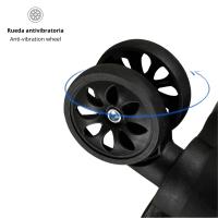 LUTODY - Equipaje de cabina trolley, Maleta de mano 4 ruedas giratorias 360º, Cerradura anti robo, Combinación numérica, ABS semirígida, Asa telescópica, Interior con compartimento - details 4