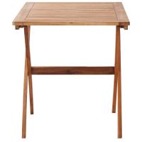 vidaXL Mesa de jardín de madera maciza de acacia 110x67x74 cm - details 2
