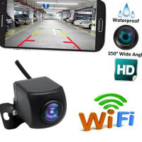 Cámara De Visión Trasera Inalámbrica WiFi Para Coche Monitor De Reversa IP67 Impermeable Con Pantalla LCD Cámara De Apoyo Para Vehículo - details 0