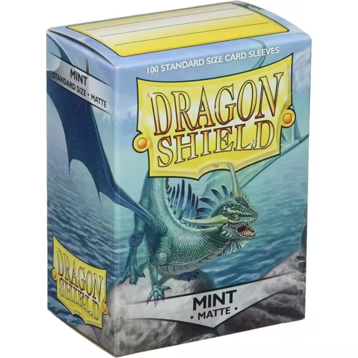 Fundas Dragon Shield Tamaño Standard (63x88mm) - Menta Mate (100) accesorio para cartas coleccionables. Blackfire - 1