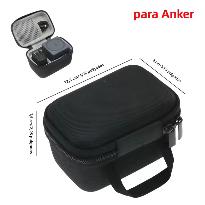 Estuche De Viaje Para Anker EVA Portátil Cubo 3 En 1 Con Almacenamiento De Cables Y Cargadores Compatible Con MagSafe Charger - 1