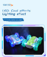 Coche RC De 2.4GH LED Amphibio Para Niños Juguetes De Control Remoto Doble Cara Rolling Jet Regalo Para Niños Mayores De 6 Años - details 15