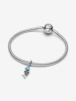 Pandora - Charm de pescado Turquesa-Elementos del Océano-Novedadad de Verano - details 1