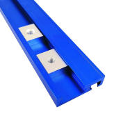 Barra De Miter Deslizadora Para Torno De Mesa Herramienta De Carpintería Aluminio Aleación Ranura T Fija Con Tornillos M6/M8T - details 3