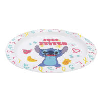 Plato Infantil Reutilizable Stitch Palms: Diseño Ergonómico, Apto para Microondas  Licencia Oficial  Divertida Hora del Almuerzo  Libre de BPA  Tamaño: 2 cm de Alto, 20.3 cm de Ancho" #PlatoInfantil #StitchPalms #Microondas #LicenciaOficial Stor - details 2