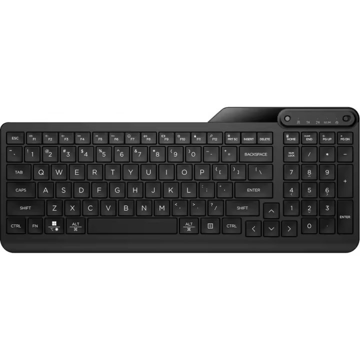 Teclado HP 7N7B9AA#ABE Negro Qwerty Español - 1