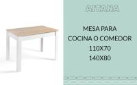 DUPI Mesa Comedor Aitana con Estructura y Tapa Superior de Madera - details 2