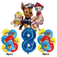 „Paw Patrol“ dekoravimo rinkinys 17 gabalų