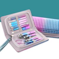 Kit De Manicura Y Pedicura Profesional 9 En 1 Con Estuche Portátil De Cuero Regalo Ideal Herramientas De Acero Inoxidable - details 15