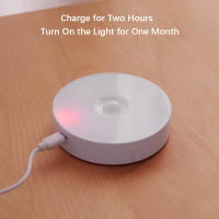 Lámpara De Pared LED Recargable Con Sensor De Movimiento Para Iluminación Nocturna En Cocina Comedor Dormitorio Foyer Estudio Baño - details 3