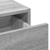 Mesita de tocador colgante de vidaXL Gris Sonoma 100x40x70 cm - details 5