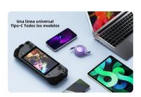 Cable Retráctil PD 100W USB C a Tipo C De Elough Cargador Rápido Para iPhone 15 MacBook Huawei Laptop Cable Tipo C De Datos Correa - details 12