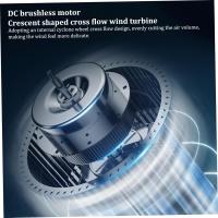 Ventilador de Torre de 11 pulgadas, ventilador de Mesa personal 2 en 1 sin Aspas, portátil, recargable, ventilador de escritorio Eléctrico con opción de 3 velidades, tamaño Pequeño para Oficina y Hogar - details 1