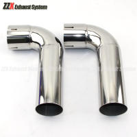Tubo De Escape De Estilo Coche 90 Grados 54mm 66mm 73mm 79mm Muffler Material De Soldadura Acero Inoxidable 304 Pieza - details 1