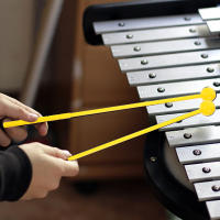 10pcs Palos De Batería Para Lengüeta Niños Performance En Escenario Palos De Marimba De Plástico Para Percusión Instrumentos Musicales Principiantes - details 3