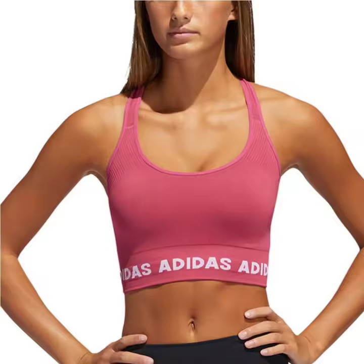 Top Adidas Rosa Letras Blancas - 1