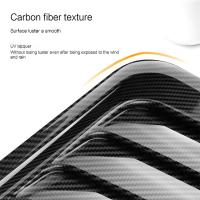 2PCS Adornos De Fibra De Carbono Para Maletero De Coche Decoración De Flujo De Aire De Adhesivos Para Ventosa Del Maletero Accesorios Para Coches - details 7