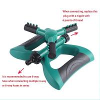 Juego De 4 Aspersores De Jardín Automáticos Que Rotan 360 Grados Para Rociar Agua Ahorra Tiempo Y Esfuerzo Artículos Para Jardín - details 3