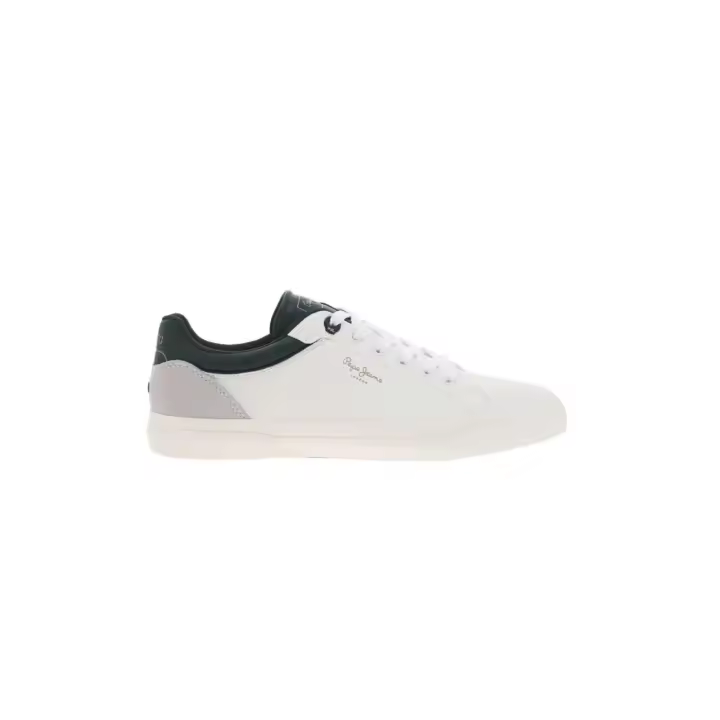 Zapatilla Pepe Jeans Kenton Journey Hombre Blanco y Verde - Comodidad y Estilo - 1