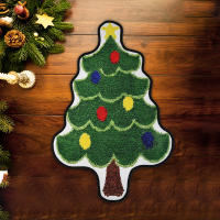 Alfombra De Árbol De Navidad Antideslizante Para Entrada Dormitorio Baño Toilette Decoración De Casa Regalo De Año Nuevo 2025 - details 5