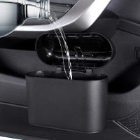 Bandeja De Basura Portátil Para Coche Con Tapa Y Organizador Multifuncional Plegable Caja De Almacenamiento Para Automóvil Material Plástico Forma Redonda - details 16