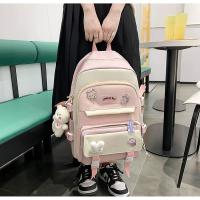 5 Unids Kawaii Mochila con Colgante de Oso Rosa - details 2