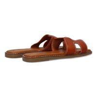 Sandalia Plana de Mujer cómoda piel / Sandalia verano camel - details 2