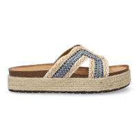 Davinia Shoes Sandalias planas de mujer con diseño trenzado, comodas para cualquier ocasion. Ideales para el dia a dia, con suela de yute, perfectas para primavera verano. Shoes&Blues.es 3U11 - details 2