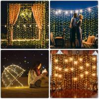 Guirnalda De Luces Faeir Para Decoración Navideña Y Bodas LED Decoración De Hogar Y Fiesta Regalo De Navidad EID Mubarak - details 0