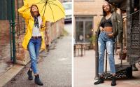 Botas de lluvia para mujer Botas de lluvia Chelsea Impermeables Wellington Botas de tobillo de goma de moda Flexible antideslizante - details 4
